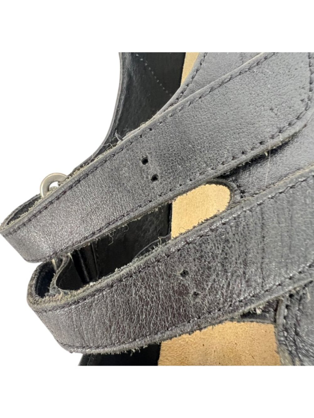 Naot Black Leather Mary Jane Comfort Shoes Double Strap Size 40 US 9 - Picture 8 of 14